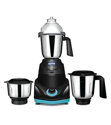 Buy KENT 750W Mixer Grinder 16065 TrueMix-B, Pulse Function, Auto Shut-Off, 3 Stainless Steel Jars Including Chutney Jar Black Online at Best Price