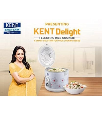 Buy KENT Delight Electric Rice Cooker 1.8 L White Online at Best Price