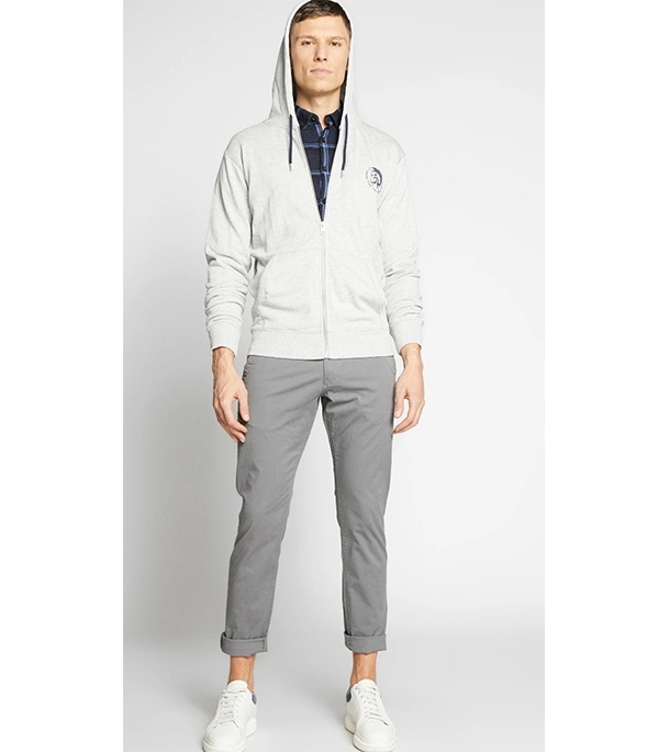 Picture of Men's Narrow Formal Official Gabardine Pant Ash