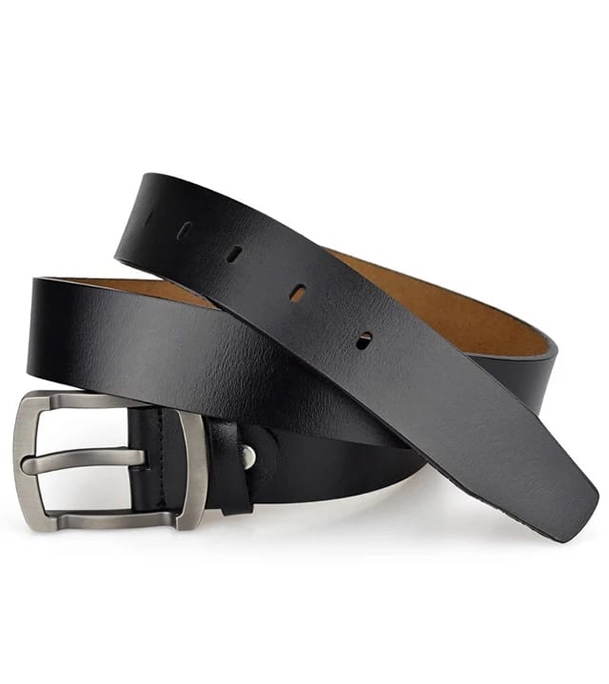 Men's Stylish Waist Belt 2 Pcs Combo Black 