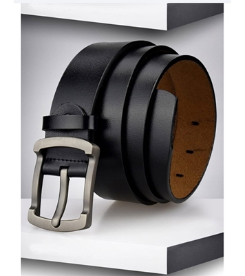 Men's Stylish Waist Belt 2 Pcs Combo Black 