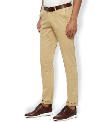 Picture of Men's Narrow Formal Official Gabardine Pant Biscuit