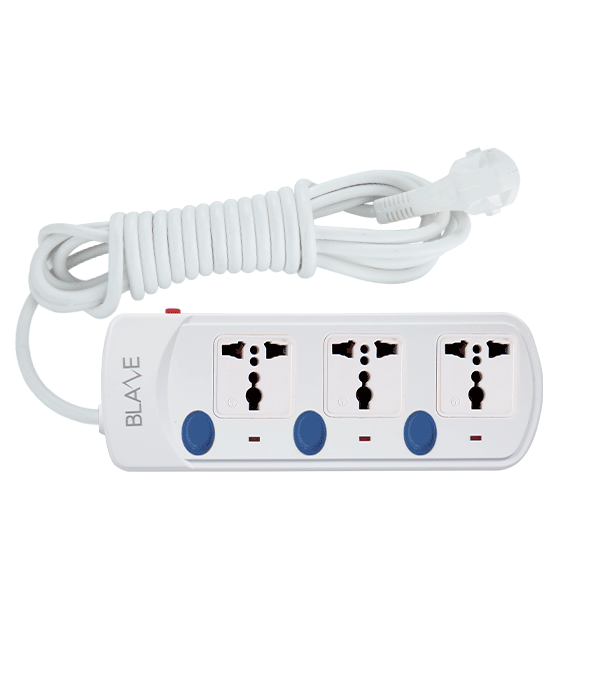 Buy Blaze EASY MultiPlug 3 Socket 2 Pin 5 Yard Online at Best Price
