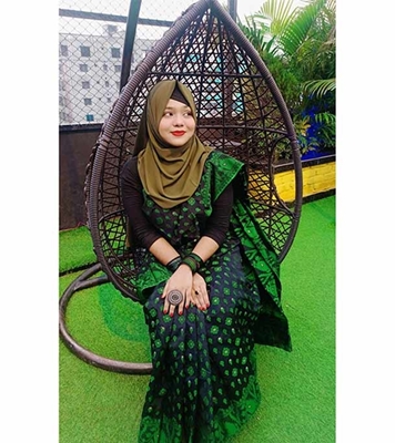 Women's Fashionable Half Silk Jamdani Saree at Best Price In Bangladesh