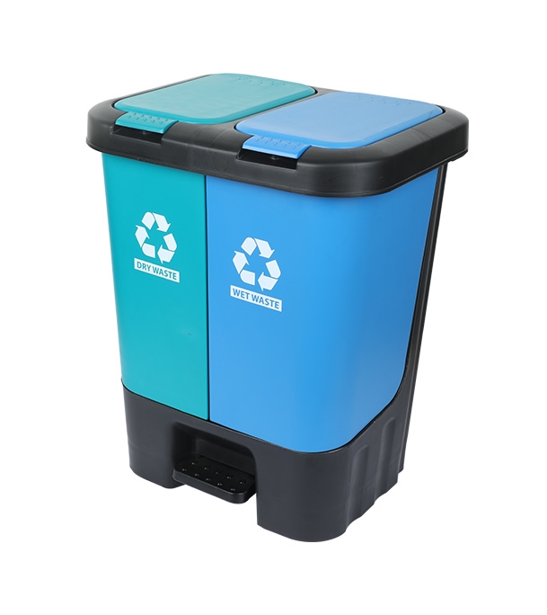 Buy Twin Paddle Bin 20L Tulip Green 