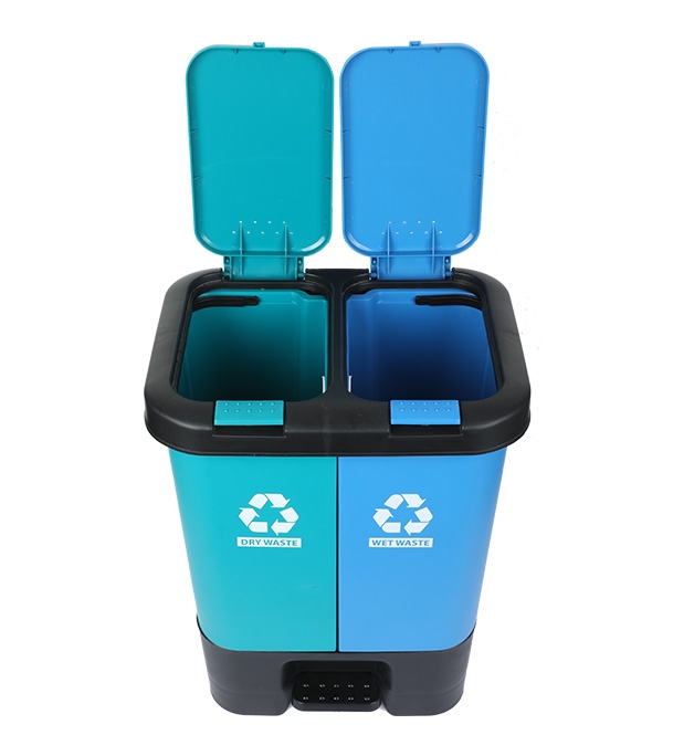 Buy Twin Paddle Bin 20L Tulip Green 