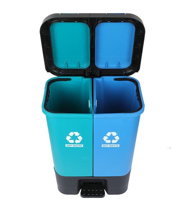 Buy Twin Paddle Bin 20L Tulip Green 