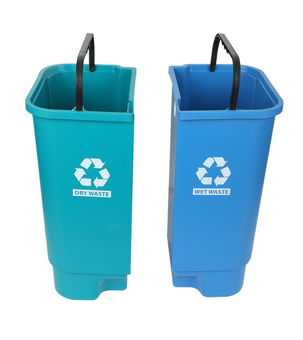 Buy Twin Paddle Bin 20L Tulip Green 
