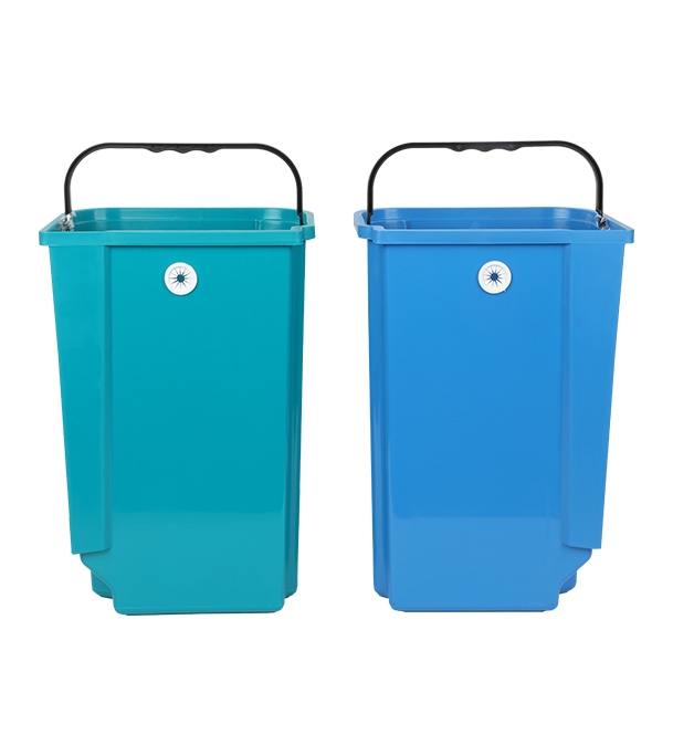 Buy Twin Paddle Bin 20L Tulip Green 