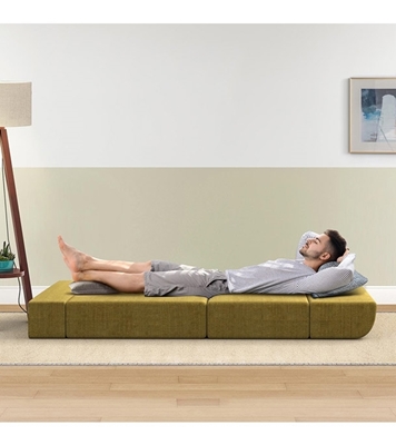 Picture of REGAL Sofa Cum Bed-Yellow SCB-205-6-2-07(DOUBLE)(Febric-2120)