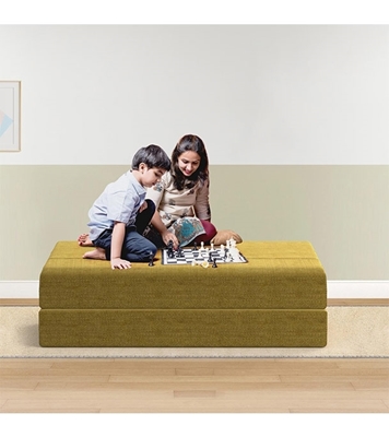 Picture of REGAL Sofa Cum Bed-Yellow SCB-205-6-2-07(DOUBLE)(Febric-2120)