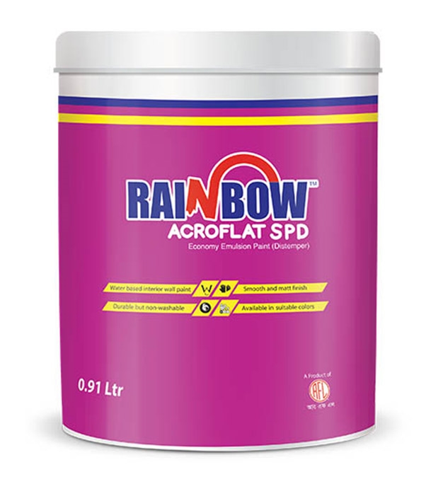 Buy Rainbow Acroflat SPD 0.91 Ltr Off White Online	