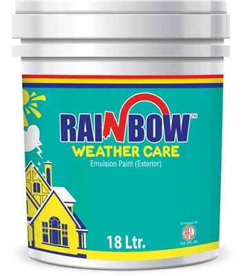 Buy Rainbow Weather Care Exterior 18 Ltr White Online at Best Price	