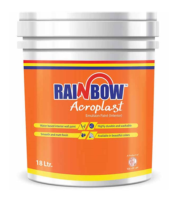 Buy Rainbow Ape Plastic Paint White 18 Litre Online	