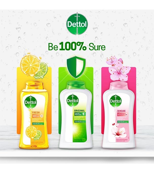 Dettol Antibacterial Body Wash Skincare Rose 