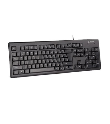 Picture of A4TECH KRS-83 FN Black Wired Multimedia (FN hotkey) Keyboard With Bangla