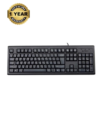 Buy A4TECH KRS-83 FN Black Wired Multimedia (FN hotkey) Keyboard With Bangla Online