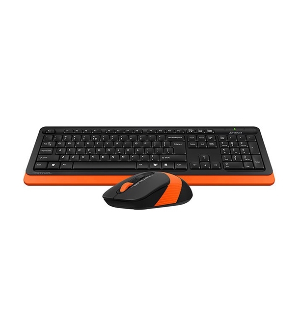 Picture of A4TECH FG1010 2.4G FSTYLER Wireless Bangla Keyboard with FG10 Wireless Mouse Orange