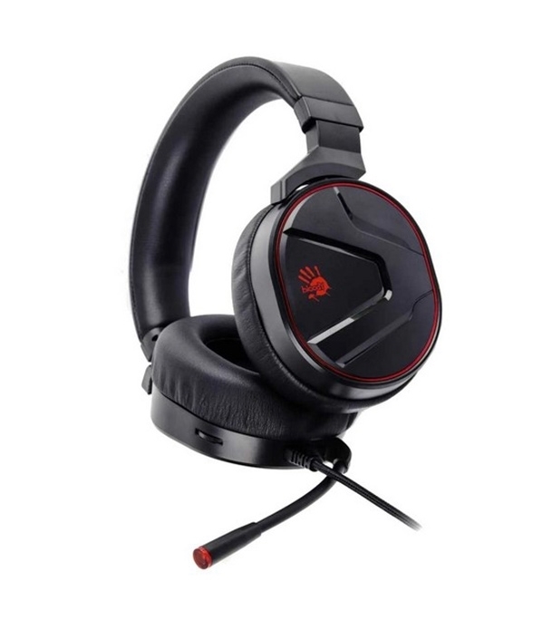 Picture of A4TECH G600i Bloody Virtual 7.1 HiFi 3.5mm Audio Jack+USB Gaming Headphone Black
