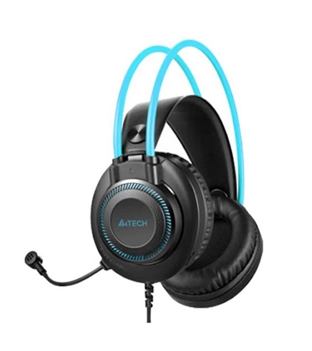 Picture of A4TECH FH200i Fstyler  Stereo Surround Sound Headphone 3.5 mm Jack With PC Adapter Blue