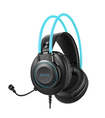 Picture of A4TECH FH200i Fstyler  Stereo Surround Sound Headphone 3.5 mm Jack With PC Adapter Blue
