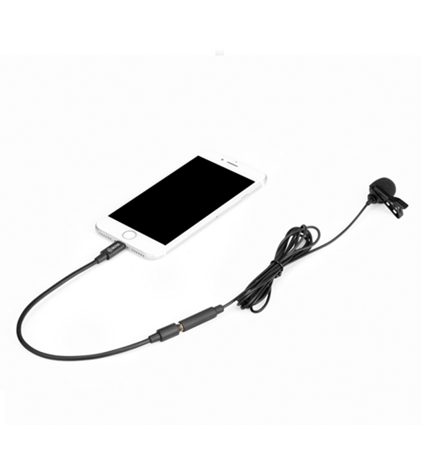Picture of BOYA BY-M2 Clip-on Lavalier Microphone for iOS Devices