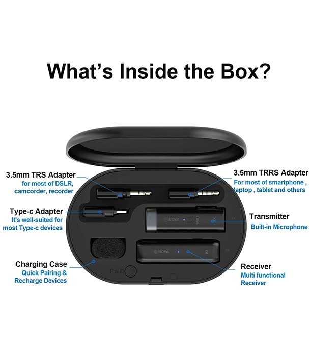 Picture of BOYA BY-WM3U Plug & Play Microphone for Vlogging