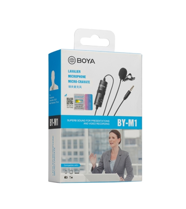 Picture of BOYA BY-M1 Omnidirectional Lavalier Microphone