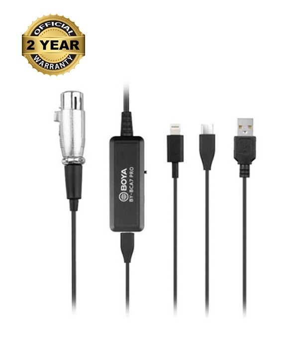 BOYA BY-BCA7 Pro XLR to Lightning 