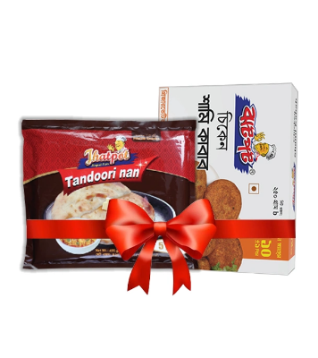  PRAN Jhatpot Tandoori Nan 425gm and PRAN Jhatpot Chicken Shami Kabab 250gm Combo