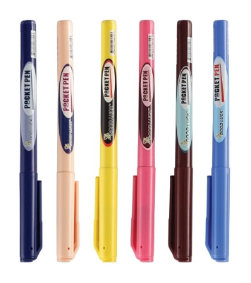Refill Pocket Pen Black (6 Pcs Pouch) S.B.B 
