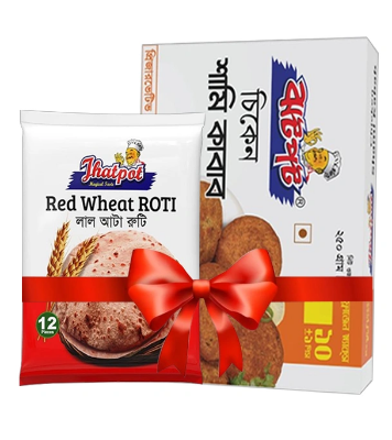 PRAN Ruti chapati and Chicken Shami Kabab 250gm Combo 
