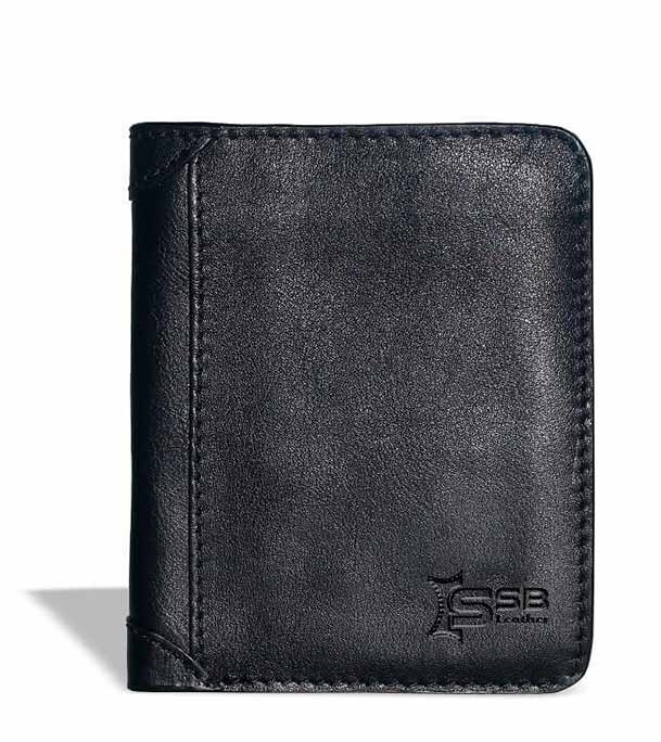 Men's Black (Cute Er Dibba) Short Leather Wallet at Best Price In Bangladesh