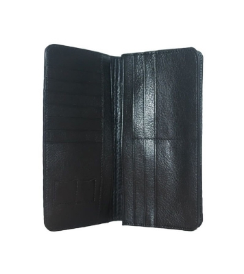 Men's Black Pattern Long Wallet at Best Price In Bangladesh