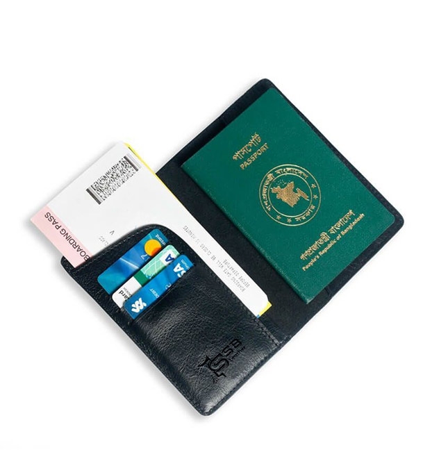 Passport Black Cover Holder at Best Price In Bangladesh