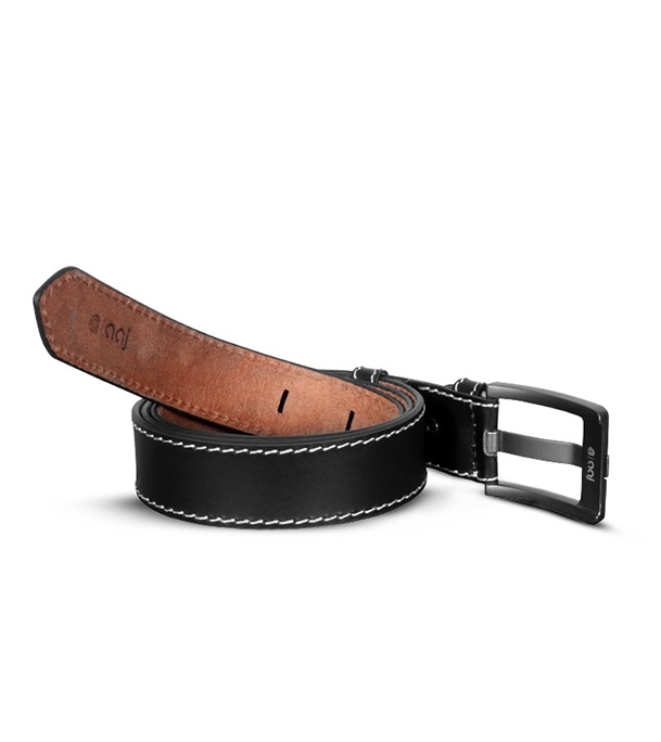 AAJ Premium One Part Buffalo Leather Belt for men 
