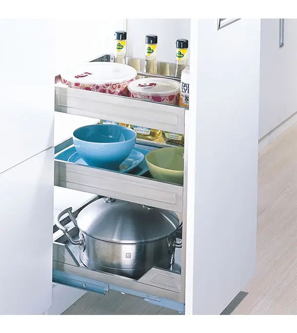 Wellmax Kitchen Cabinet Drawer Spice Rack Stainless Steel At Best Price In Bangladesh