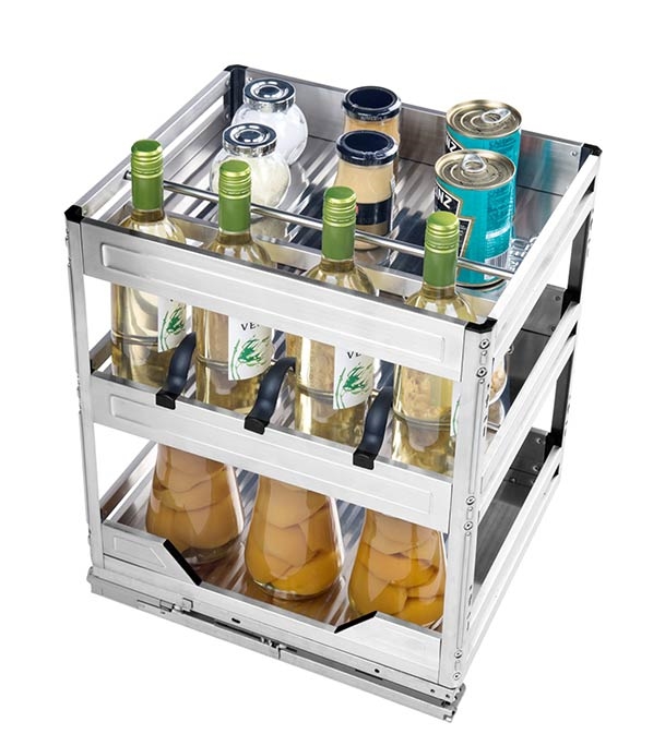 Wellmax Kitchen Cabinet Drawer Spice Rack Stainless Steel At Best Price In Bangladesh