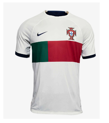 Buy পর্তুগাল (ফিফা 2022) রেগুলার ভার্সন-এওয়ে জার্সি মেন্'স হাফ হাতা at Best Price in Bangladesh