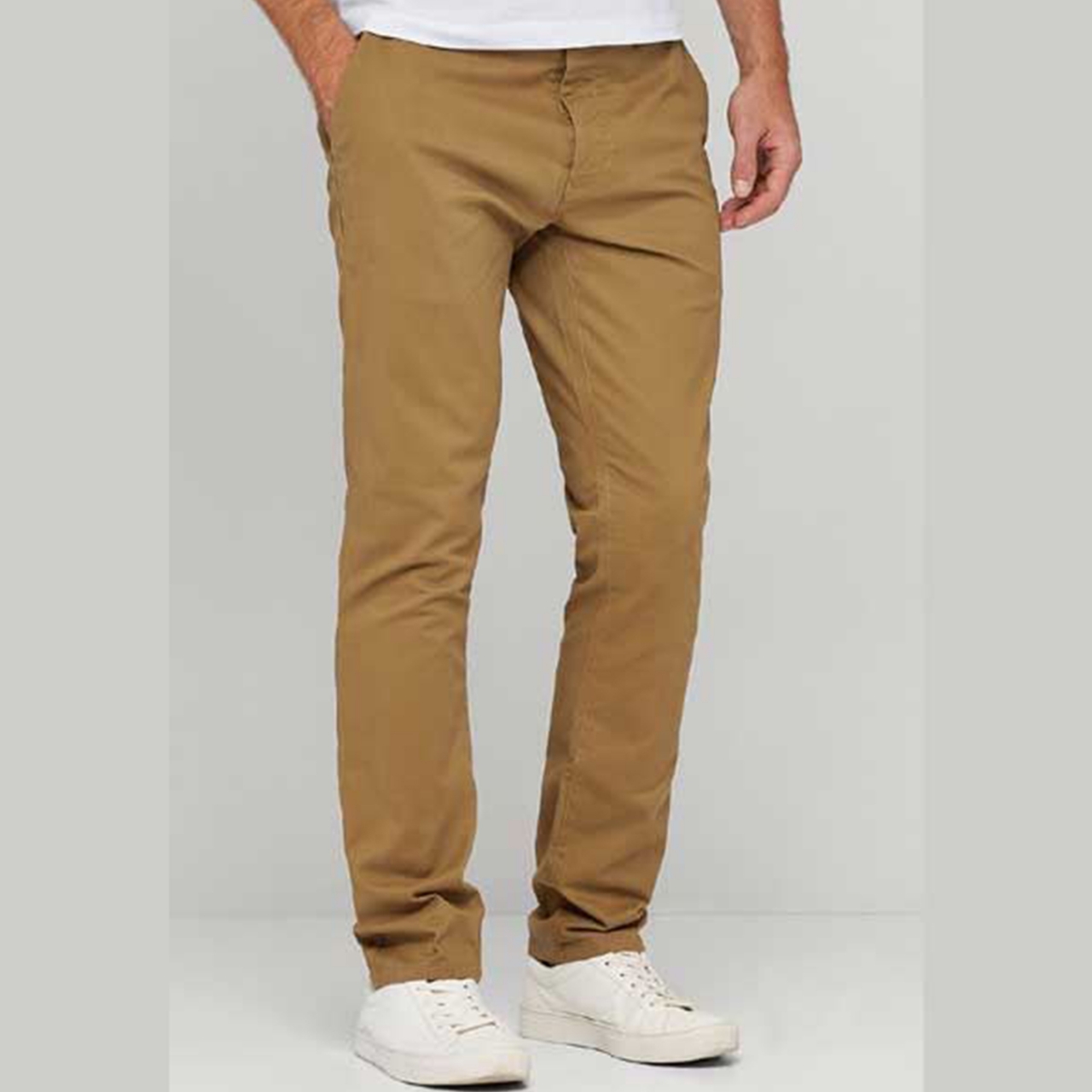 Picture of Men’s Slim-Fit Chino Gabardine Pants Khaki