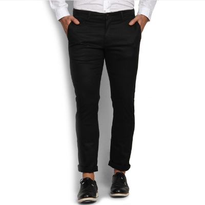 Picture of Men’s Slim-Fit Chino Gabardine Pants Deep Black