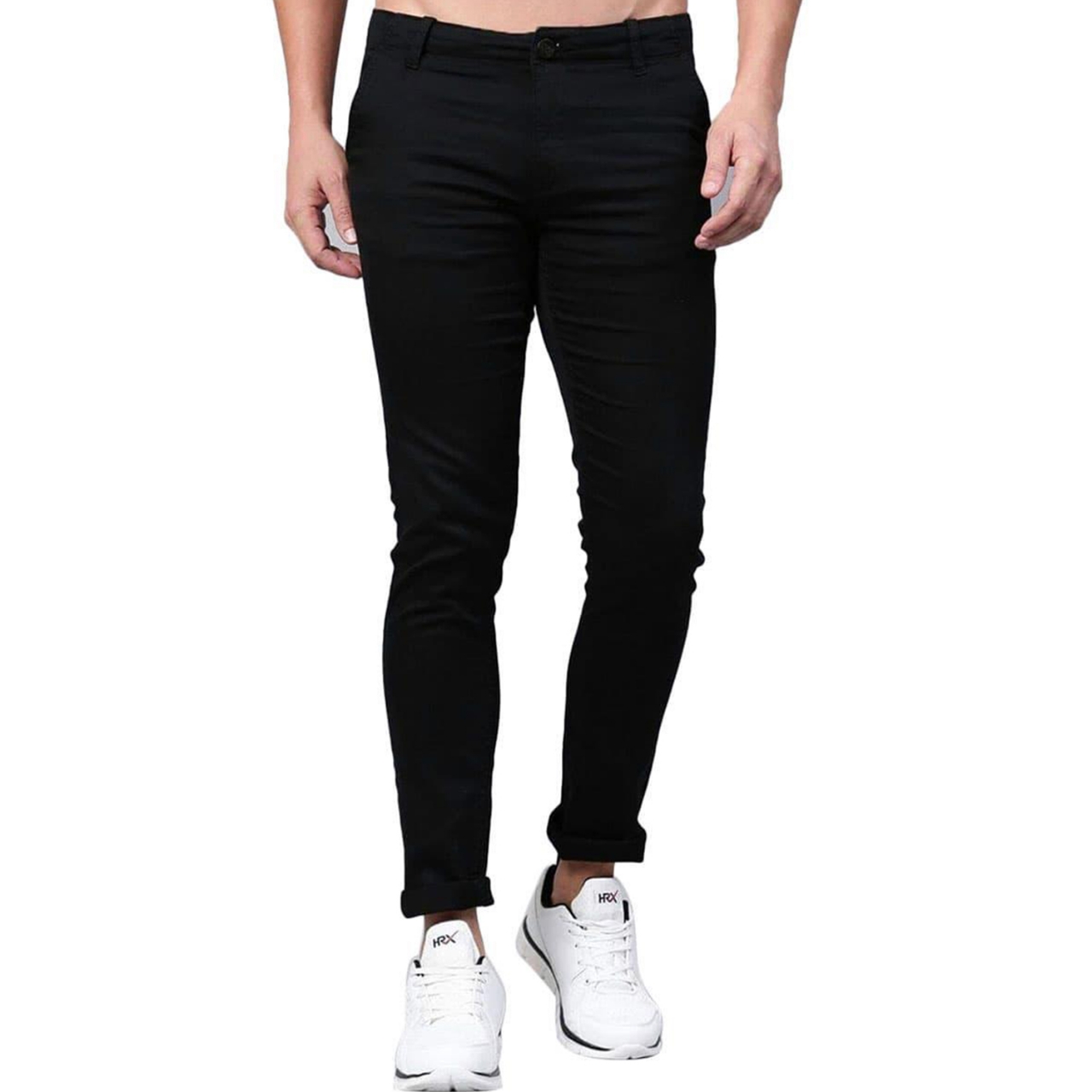 Picture of Men’s Slim-Fit Chino Gabardine Pants Deep Black