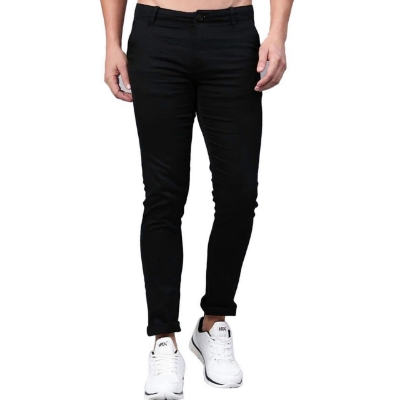 Picture of Men’s Slim-Fit Chino Gabardine Pants Deep Black