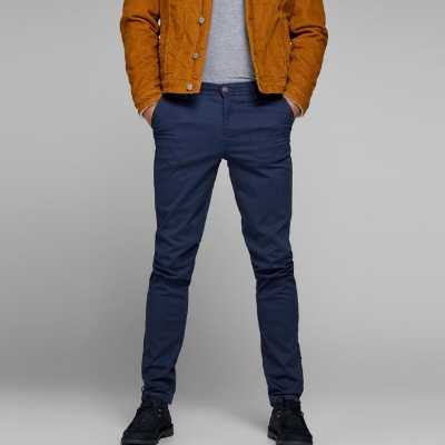 Picture of Men’s Slim-Fit Chino Gabardine Pants Royal Blue