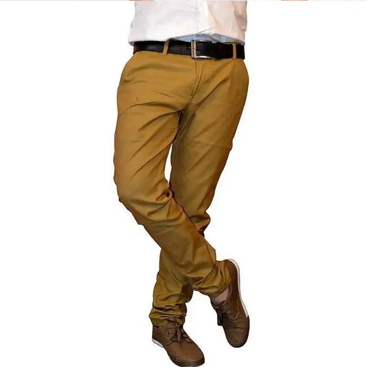 Picture of Men’s Slim-Fit Chino Gabardine Pants Khaki 