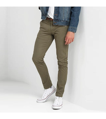 Picture of Men’s Slim-Fit Chino Gabardine Pants Olive