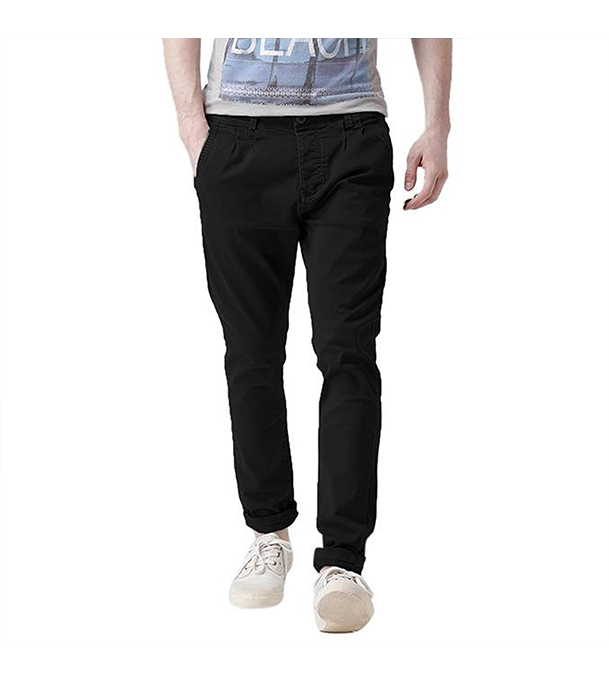 Picture of Men’s Slim-Fit Chino Gabardine Pants Deep Black