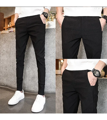 Picture of Men’s Slim-Fit Chino Gabardine Pants Deep Black