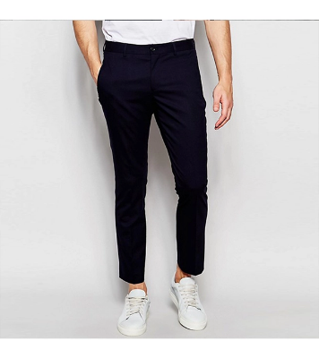 Picture of Men’s Slim-Fit Chino Gabardine Pants Deep Black