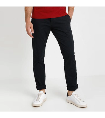 Picture of Men’s Slim-Fit Chino Gabardine Pants Deep Black
